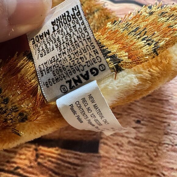 Ganz Webkinz Tiger Snake Retired Plush Stuffed Animal Toy No Code HM154 - Picture 8 of 9